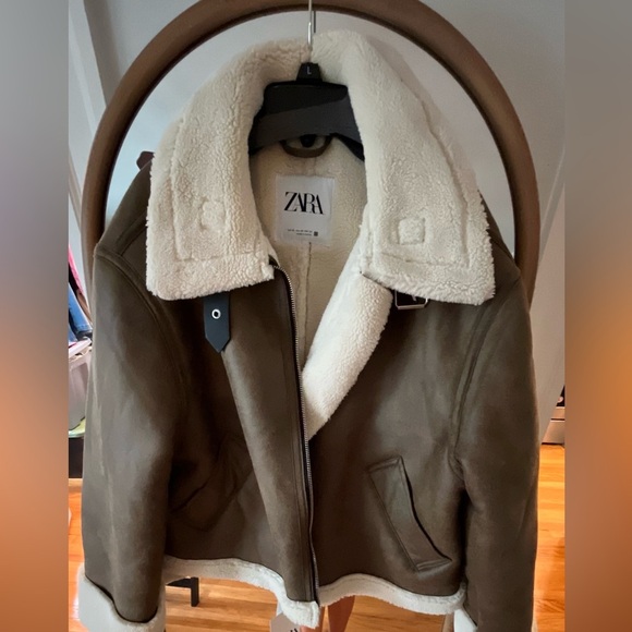NWT ZARA OVERSIZED DOUBLE FACED JACKET SIZE M 
🚨 FINAL PRICE NO OFFER ACCEPT - Picture 11 of 16